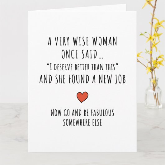 Motivational Career Change カード (黄色い花)