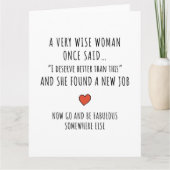 Motivational Career Change カード (正面)