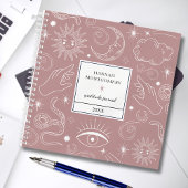 Motivational Celestial Gratitude Journal ノートブック