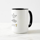 MOTIVATIONAL CERAMIC 15 OZ. COMBO, BE THE AUTHOR マグカップ (正面右)