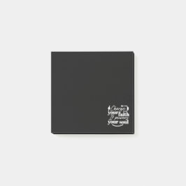 Motivational Christian Quote – Charge Your Faith ポストイット