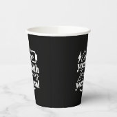 Motivational Christian Quote – Charge Your Faith 紙コップ (左)