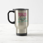 Motivational Clock Quote Mug: It's Still Early! トラベルマグ (左)