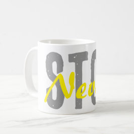Motivational coffee mug with a simple design コーヒーマグカップ