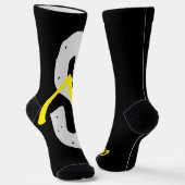 Motivational Crew Socks Positive Energy Streetwear ソックス (傾斜あり)