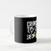 Motivational Crunch Time Soccer Cat Mug - For Spor コーヒーマグカップ (正面左)