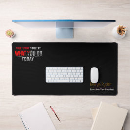 motivational desk mat - Custom Name & Job Title  デスクマット