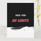 Motivational Fitness Birthday カード (黄色い花)