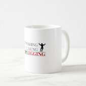 Motivational Fitness Mug – Text-Based Gym Quote コーヒーマグカップ (正面右)