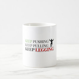 Motivational Fitness Mug – Text-Based Gym Quote コーヒーマグカップ