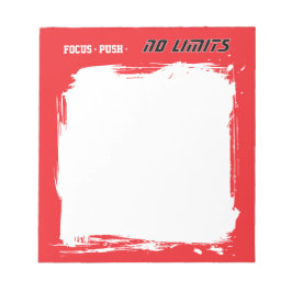 Motivational Fitness Red ノートパッド