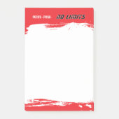 Motivational Fitness Red ポストイット (正面)