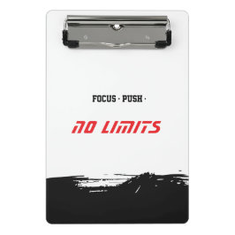 Motivational Fitness White ミニクリップボード