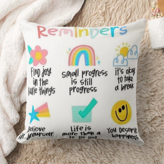  Motivational & Functional Home Decor Cushion クッション (ブランケット)