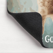 Motivational Funny Hang in There Cat Poster マウスパッド (コーナー)