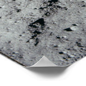 Motivational Funny Quote Footprints On The Moon ポスター (角)