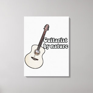 motivational guitar quote for guitarists キャンバスプリント