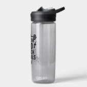 Motivational Gym Water Bottle – Let’s Work Hard  ウォーターボトル (左面)