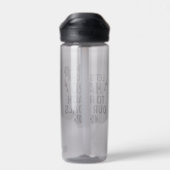 Motivational Gym Water Bottle – Let’s Work Hard  ウォーターボトル (背面)