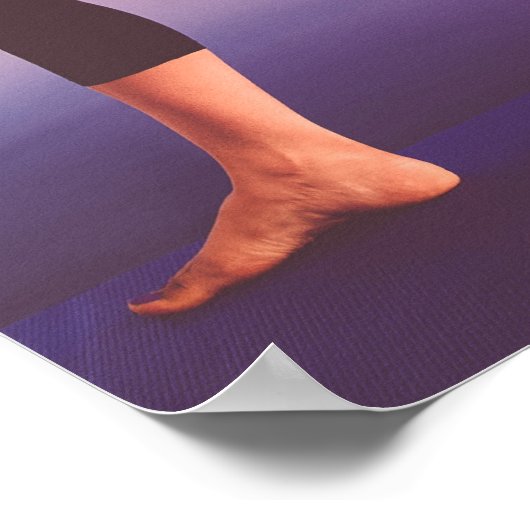 Motivational Gymnastics Quote ポスター (角)