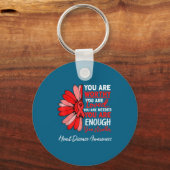 Motivational Heart Health Heart Disease Awareness  キーホルダー (正面)