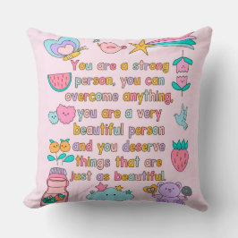 Motivational Home Decor Accent クッション