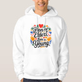 Motivational Hoodie for Men – Do Something Today パーカ (正面)