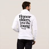 Motivational Hoodie for Men – Do Something Today  パーカ (裏面フル)