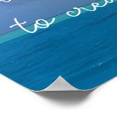 Motivational Inspirational Quote by Mother Theresa ポスター (角)