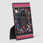 Motivational Length of Our Days Inspiring Quote フォトプラーク (側面)