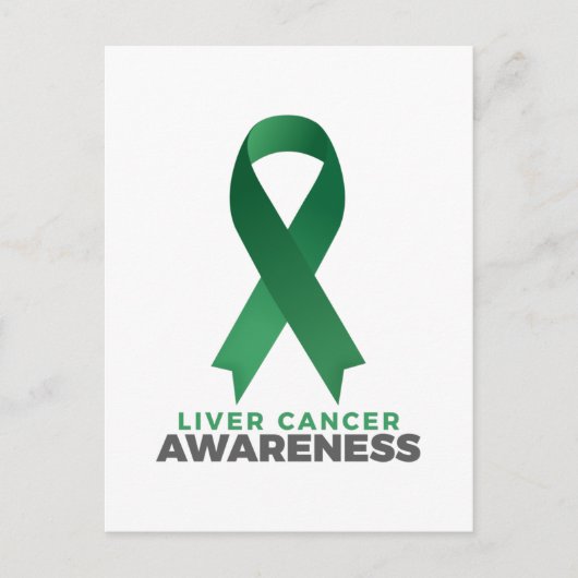 Motivational Liver Cancer Awareness quotes sayings ポストカード (正面)