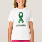 Motivational Liver Cancer Awareness quotes sayings Tシャツ (正面)