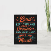 Motivational Lord Keep Your Arm Around My Shoulder カード (正面)