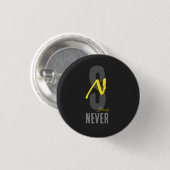 Motivational Minimal Button Pin – Positive Energy 缶バッジ (正面&裏面)