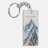 Motivational Mountain キーホルダー (正面左)