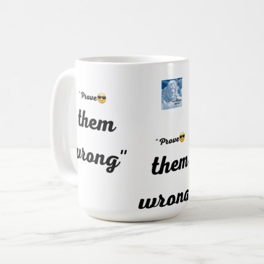 Motivational mug コーヒーマグカップ (正面左)