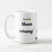 Motivational mug コーヒーマグカップ (左)