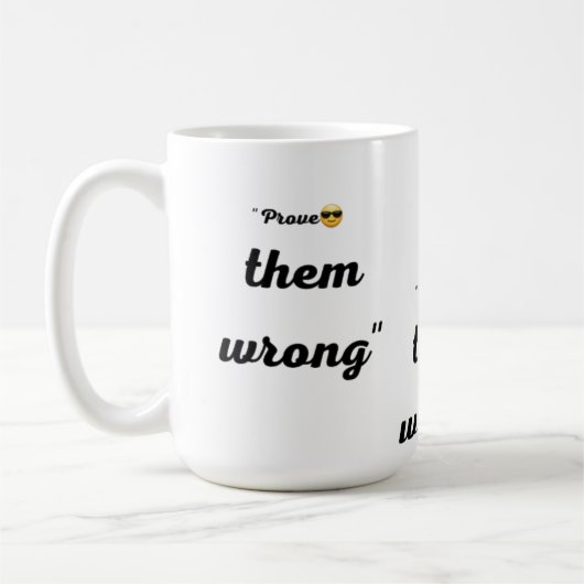 Motivational mug コーヒーマグカップ (左)