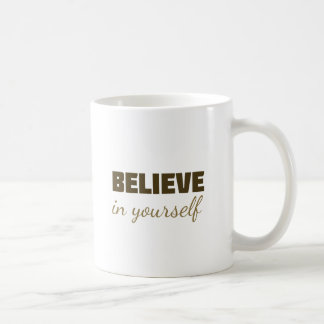Motivational Mug “Believe in Yourself” – Inspirati コーヒーマグカップ