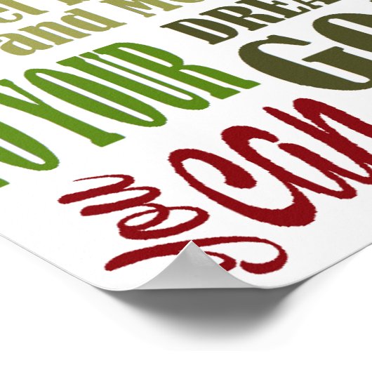 Motivational: Never Quit ポスター (角)