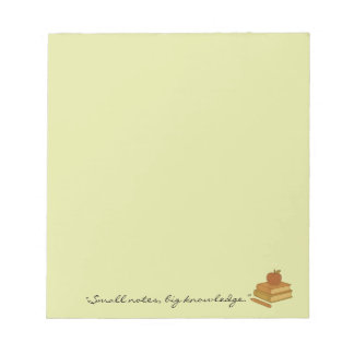 Motivational Notepad – Small Notes Big Knowledge ノートパッド