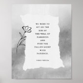 Motivational Pablo Neruda Poetry Poster ポスター (正面)