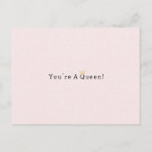 Motivational Positive You're A Queen Quote Card ポストカード (正面)