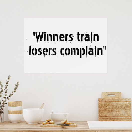 Motivational Poster ポスター (キッチン)