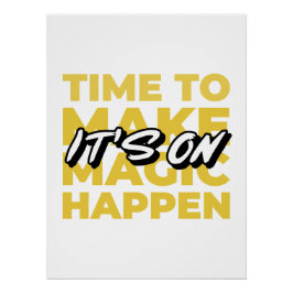 Motivational Poster Typography | Gym Focus ポスター