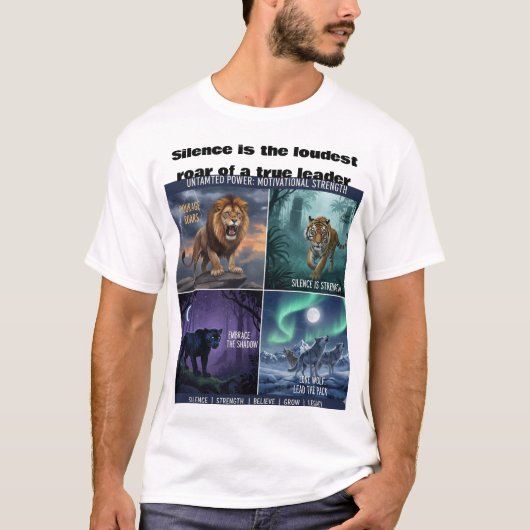 Motivational Predator Art Tシャツ (正面)