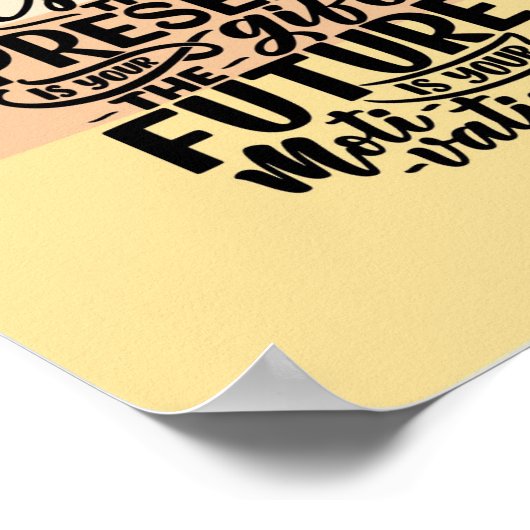 Motivational Print ポスター (角)