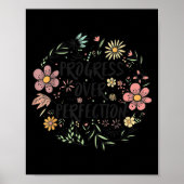 Motivational Progress Over Perfection Back To Scho ポスター (正面)