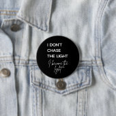 Motivational Quote Black Background 缶バッジ (インサイチュ)