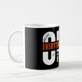 Motivational Quote Coffee Mug コーヒーマグカップ (左)